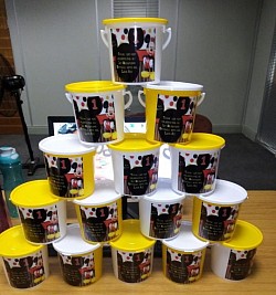 Party Buckets Available with Custom Label