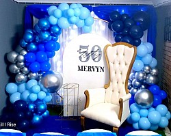 Birthday Balloon Garland