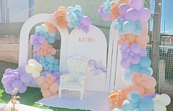 Kids Balloon Backdrop