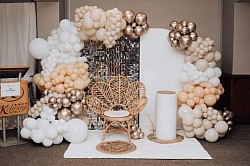 Silver Shimmer Backdrop