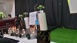 Funeral decor and drapping