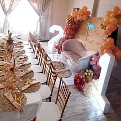 21st Birthday set up