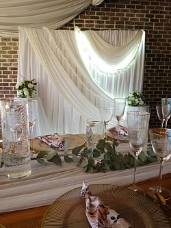 Wedding backdrop